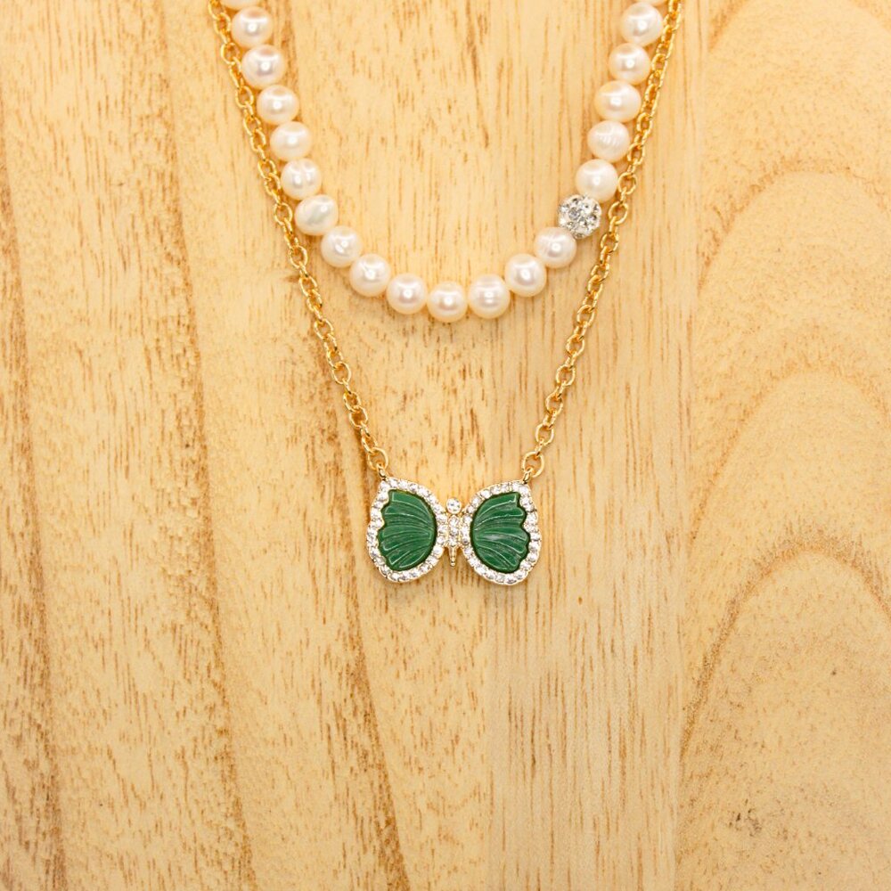 PARK LANE RAELYNN Exclusive Sparkle Box Double Stand Necklace NWT Spring